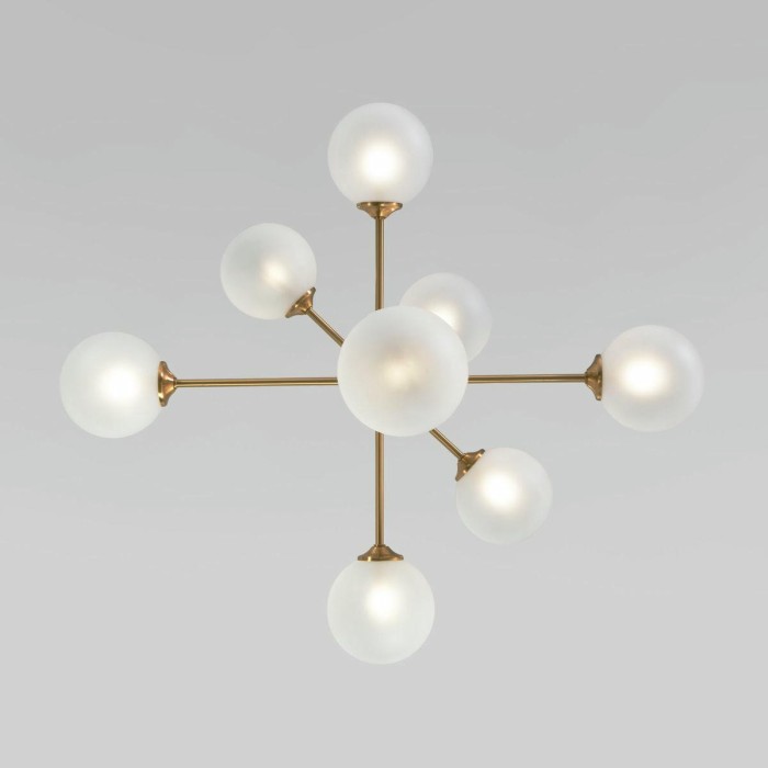 Подвесная люстра Eurosvet Volver 50383 латунь Smart