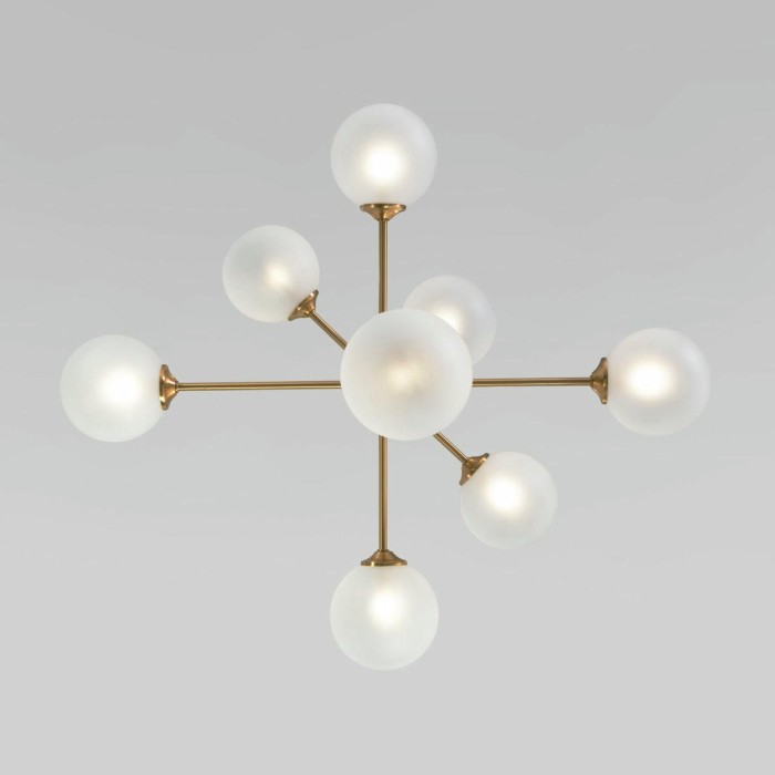 Подвесная люстра Eurosvet Volver 50383 латунь Smart