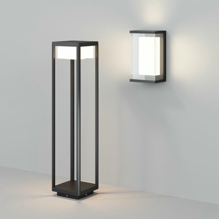 Уличный настенный светодиодный светильник Maytoni Baker Street O021WL-L10B4K