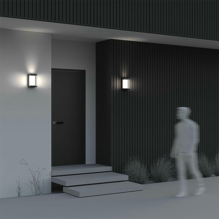 Уличный настенный светодиодный светильник Maytoni Baker Street O021WL-L10B4K