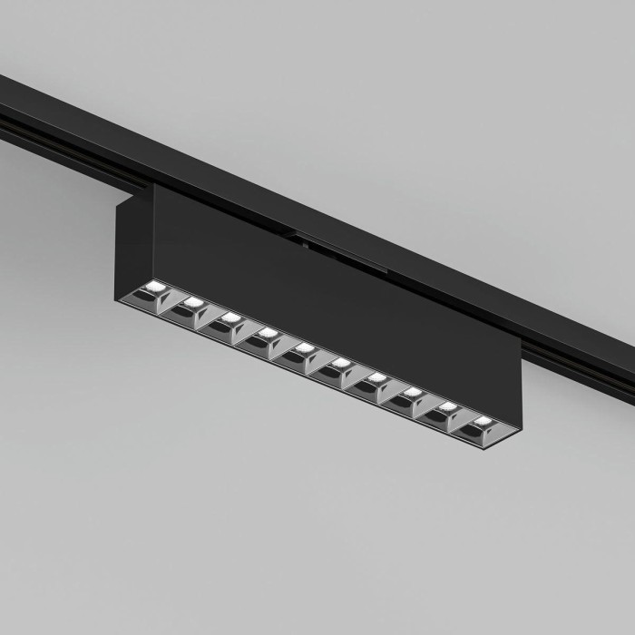 Трековый светодиодный светильник Denkirs Edder DK6444-BK