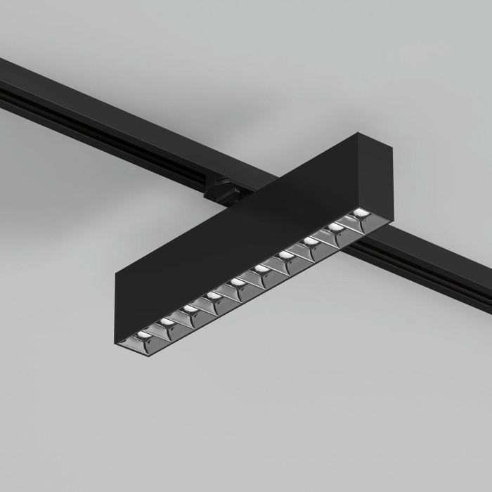 Трековый светодиодный светильник Denkirs Edder DK6444-BK