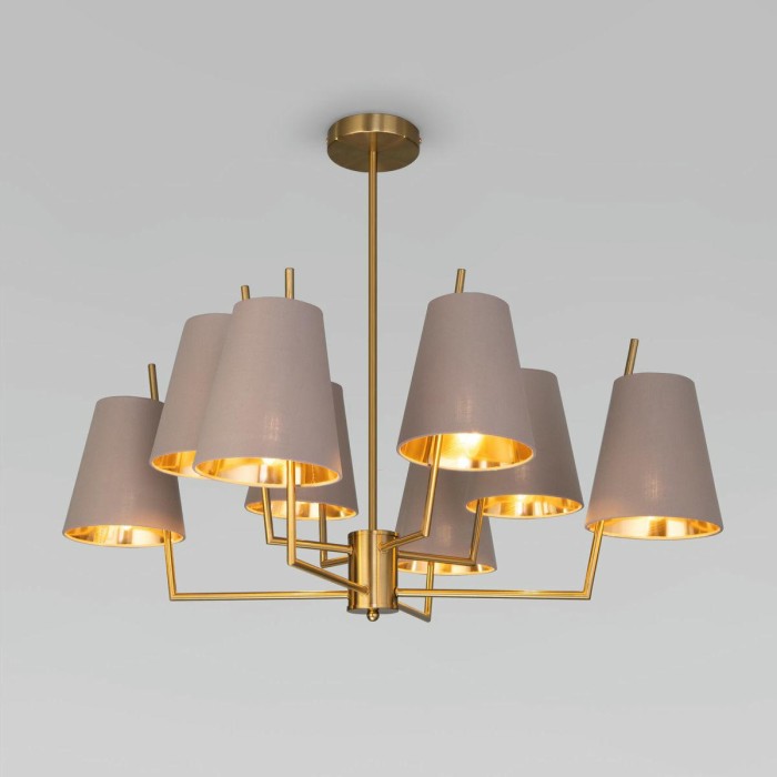 Подвесная люстра Eurosvet Topanga 60173/8 латунь a069018