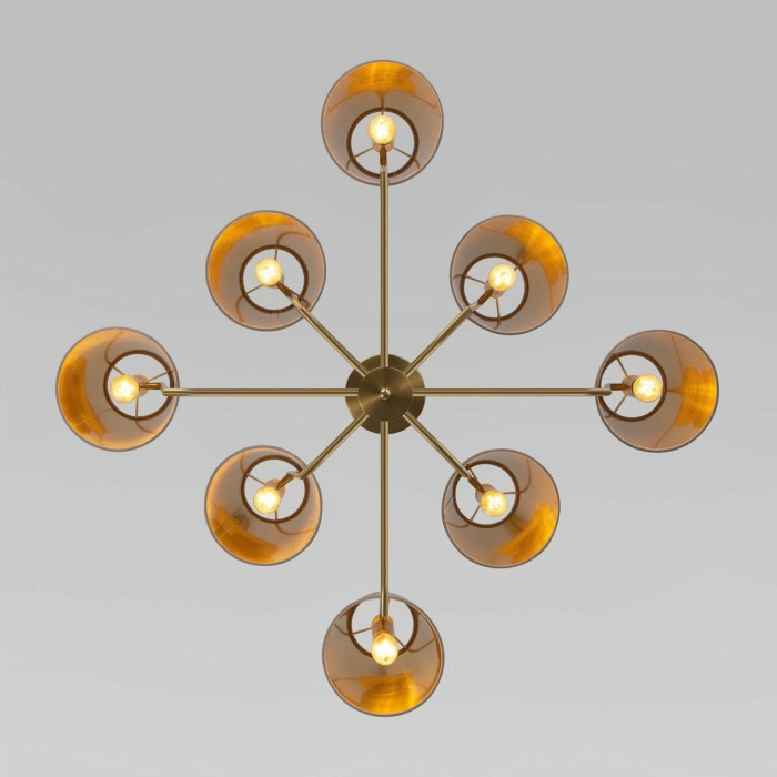 Подвесная люстра Eurosvet Topanga 60173/8 латунь a069018