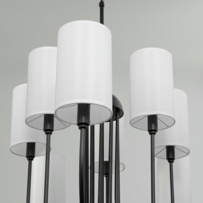 Подвесная люстра Eurosvet Abbey 60164/10 черный Smart