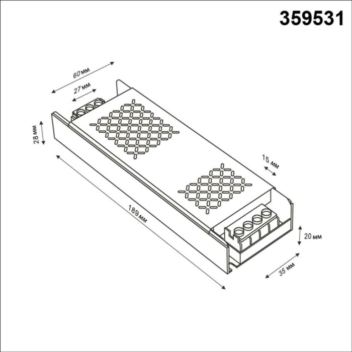 Драйвер Novotech DRIVE 359531