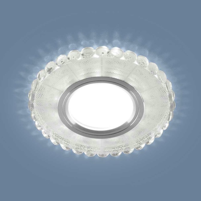 Встраиваемый светильник Elektrostandard 2245 MR16 SL/WH зеркальный/белый a047758