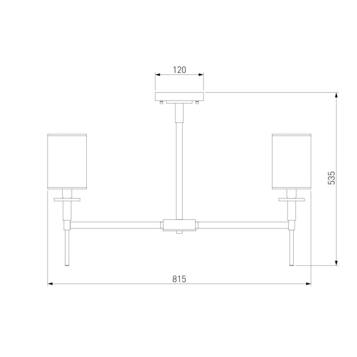 Подвесная люстра Eurosvet Brielle 60132/8 хром