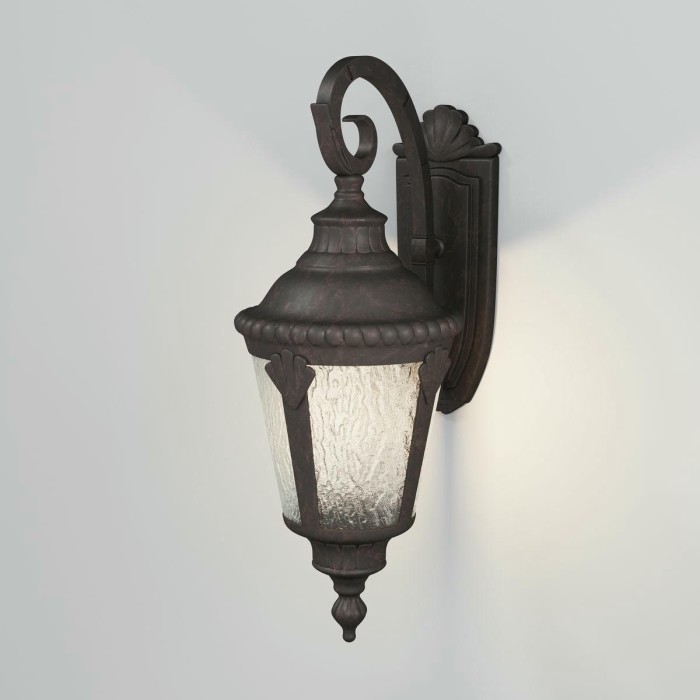 Уличный настенный светильник Maytoni Goiri O029WL-01BZ