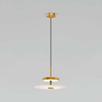 Подвесной светодиодный светильник Eurosvet Thasos 40342 LED латунь