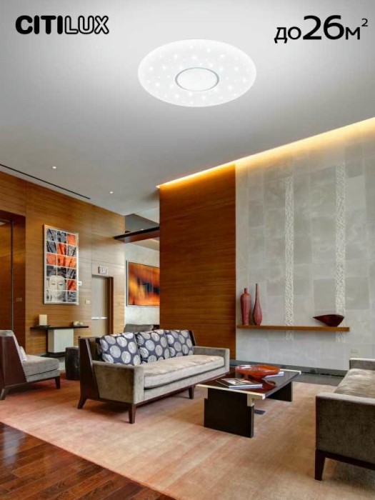 Потолочный светодиодный светильник Citilux Санта CL723900G