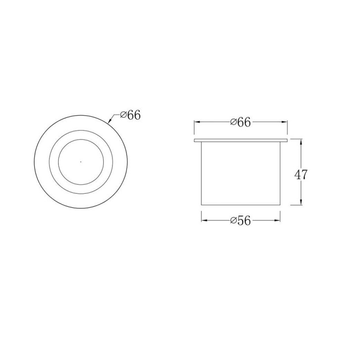 Встраиваемый светодиодный светильник Maytoni Limo O037-L3W3K