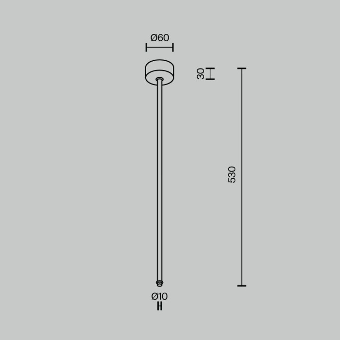Аксессуар Maytoni Technical CA030C-SL-L500-B