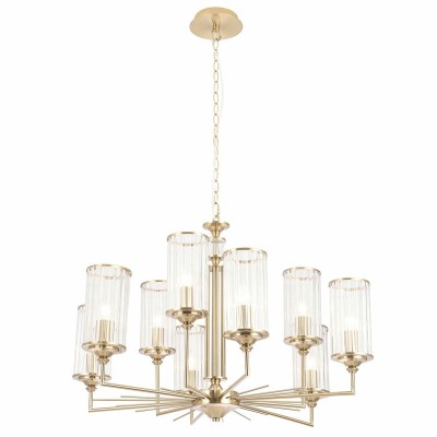 Подвесная люстра Crystal Lux Gloria SP9 Brass
