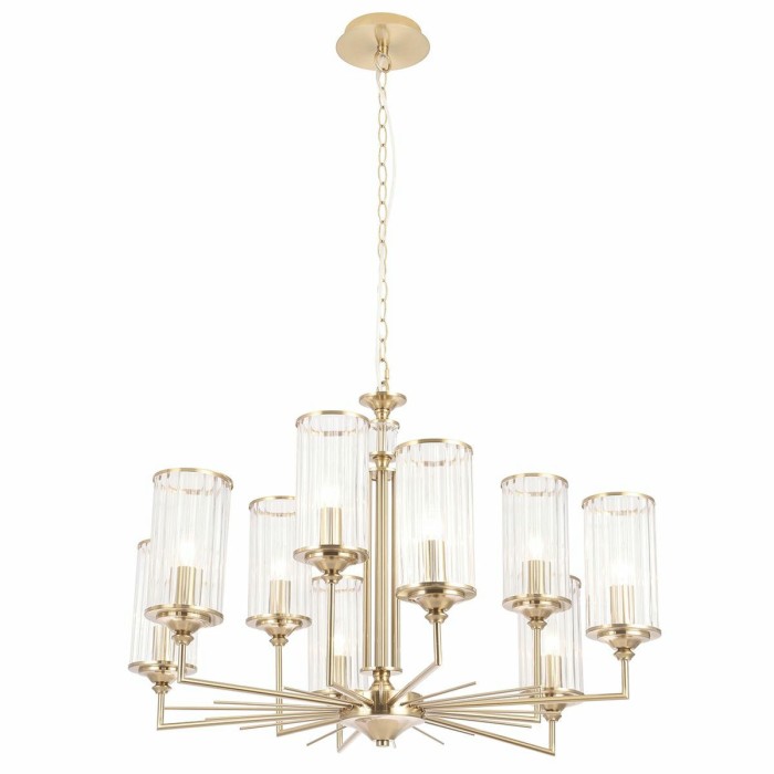 Подвесная люстра Crystal Lux Gloria SP9 Brass