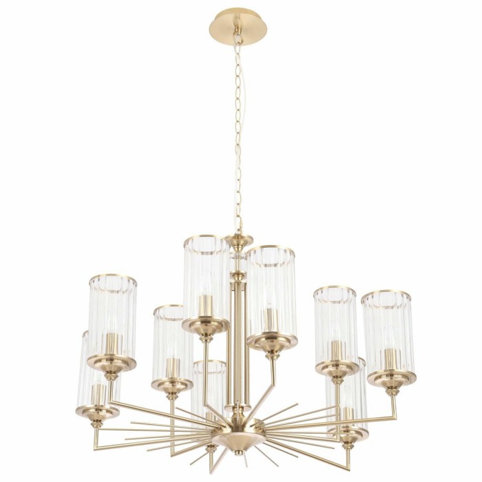 Подвесная люстра Crystal Lux Gloria SP9 Brass