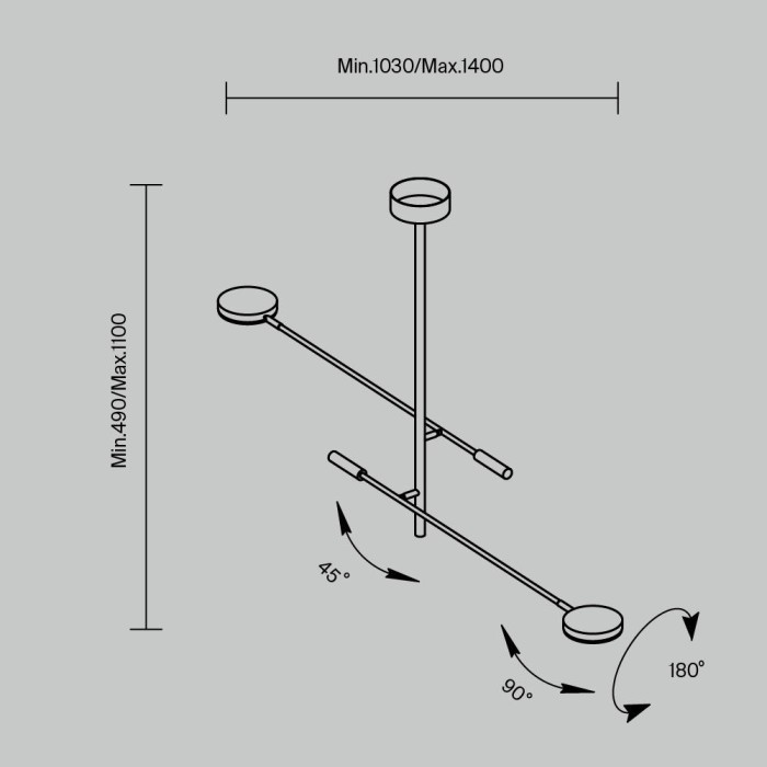 Потолочный светильник Maytoni Fad MOD070CL-L15W3K1
