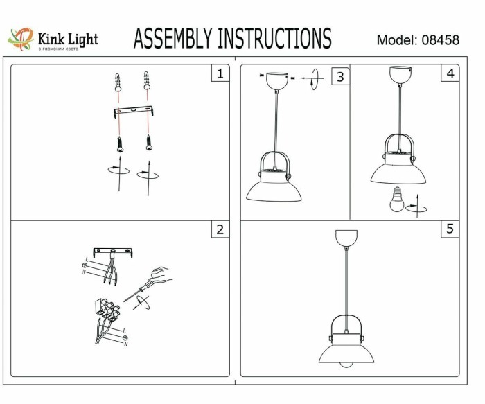 Подвесной светильник Kink Light Астерия 08458-1A,19