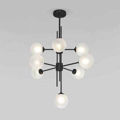 Подвесная люстра Eurosvet Volver 50383 черный Smart