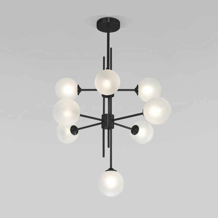 Подвесная люстра Eurosvet Volver 50383 черный Smart