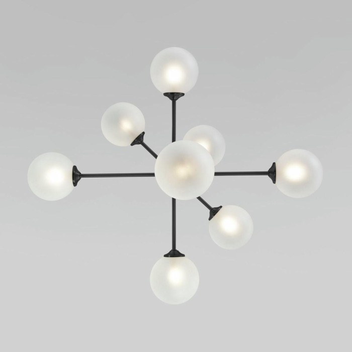 Подвесная люстра Eurosvet Volver 50383 черный Smart