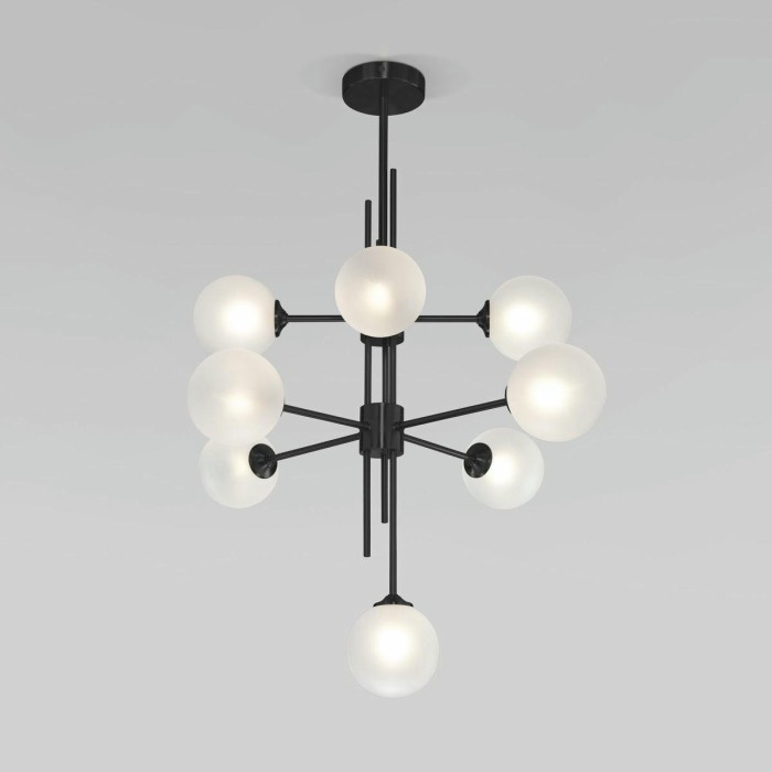 Подвесная люстра Eurosvet Volver 50383 черный Smart