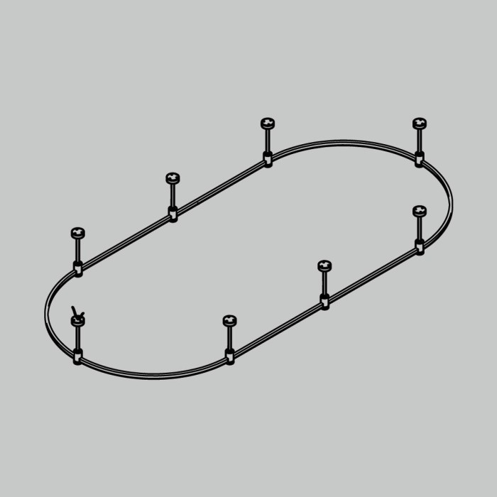 Основание Short для трековых светильников Maytoni Technical Flarity TFC-Flar-S01-B