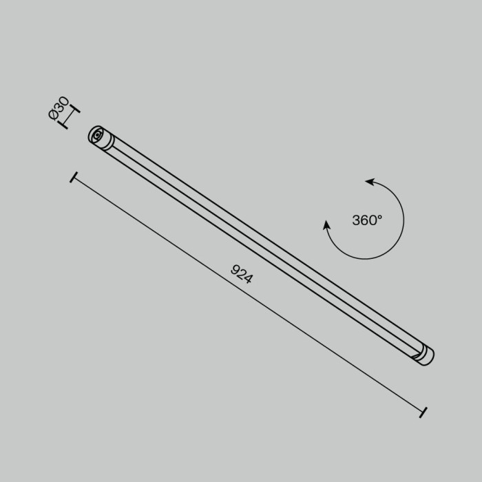 Светильник Maytoni Technical C147CL-L900-24W3K-B