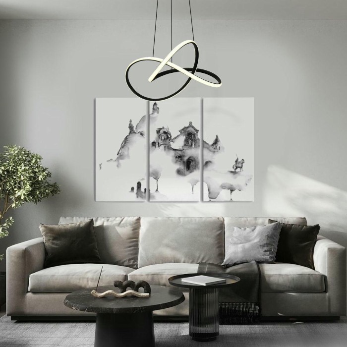 Подвесной светодиодный светильник Eurosvet Wind 90312/1 черный