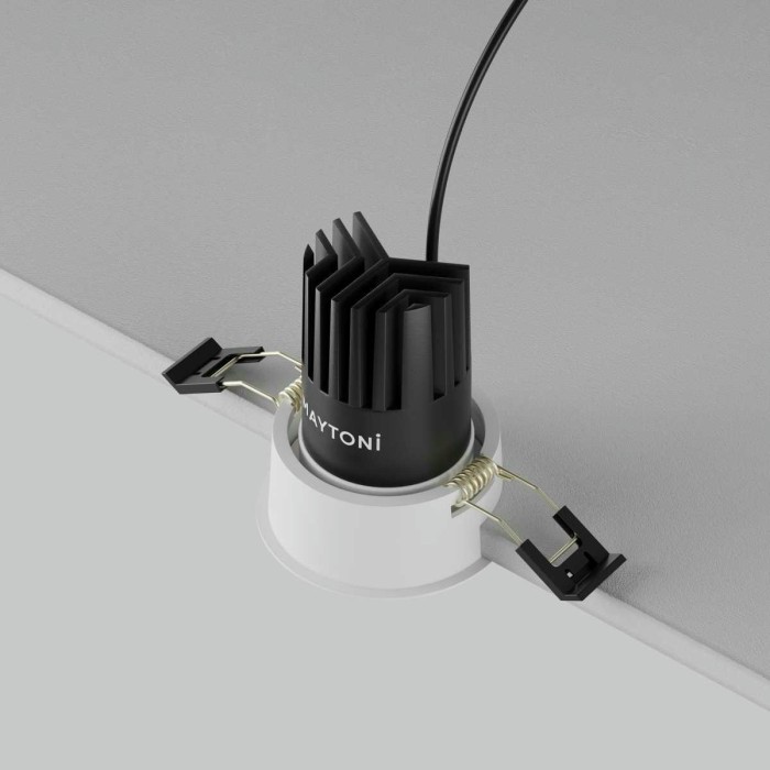 Встраиваемый светильник Maytoni Technical Dip DL115-10W-4K-W