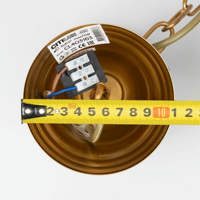 Подвесная люстра Citilux Лугано CL403163