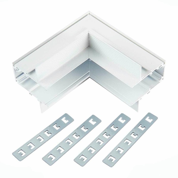 Внутренний угол-соединитель для встраиваемого магнитного шинопровода ST Luce SKYLINE 48 ST1007.549.12