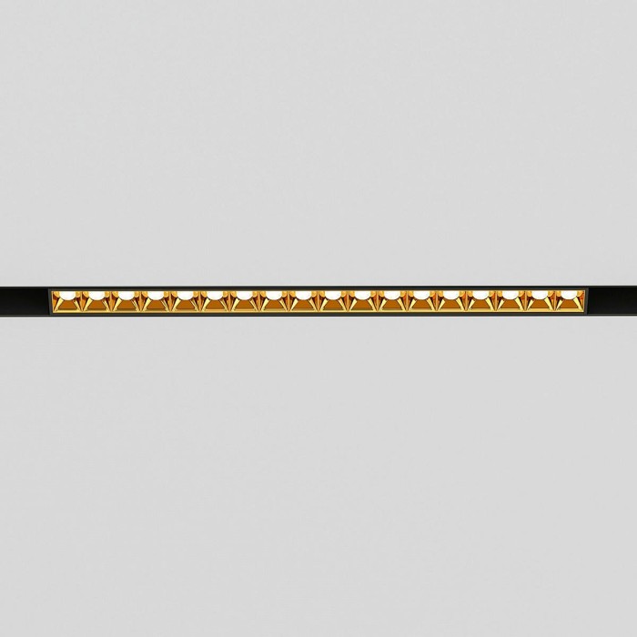 Трековый светодиодный светильник Elektrostandard Slim Magnetic Artas 85104/01 черный/золото a064530