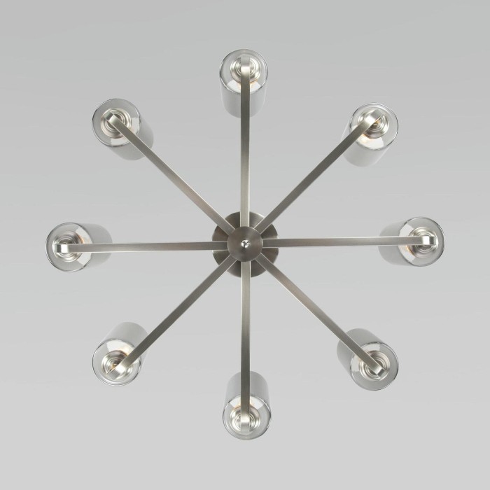 Потолочная люстра Eurosvet Defi 60138/8 сатин-никель