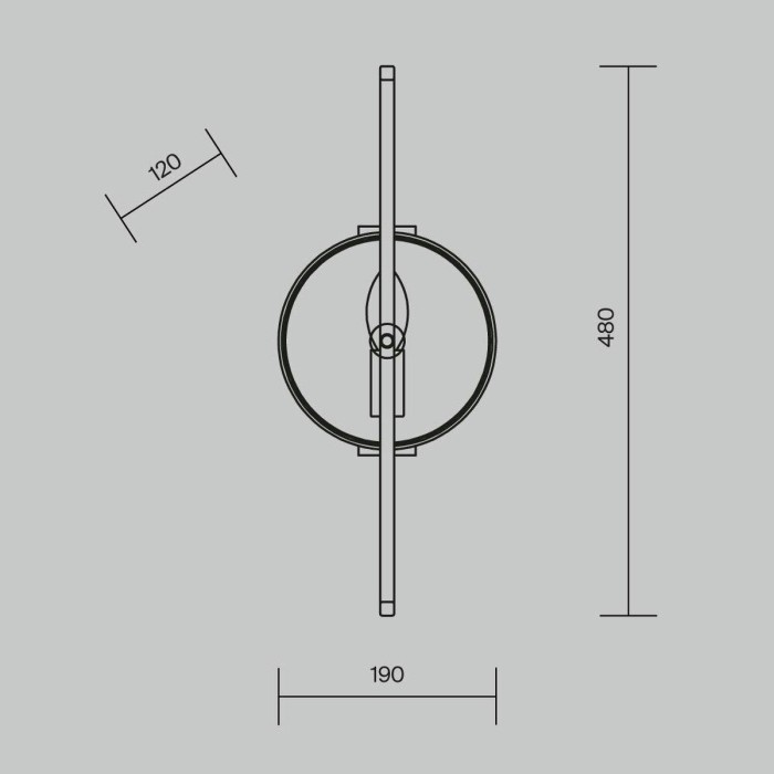 Бра Maytoni Marmo MOD099WL-01G