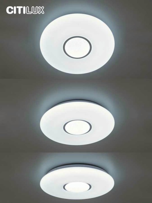 Потолочный светодиодный светильник Citilux Санта CL723480G