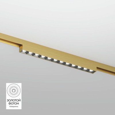 Трековый светодиодный светильник Denkirs Shine Grill DK5771-SB