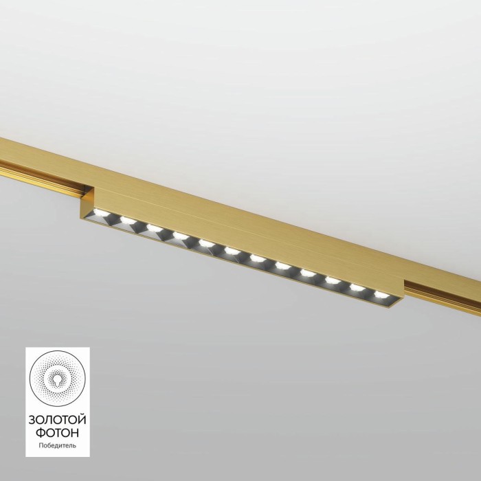 Трековый светодиодный светильник Denkirs Shine Grill DK5771-SB