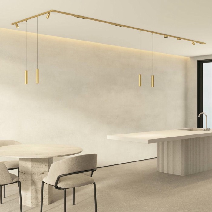 Трековый светодиодный светильник Denkirs Shine Grill DK5771-SB