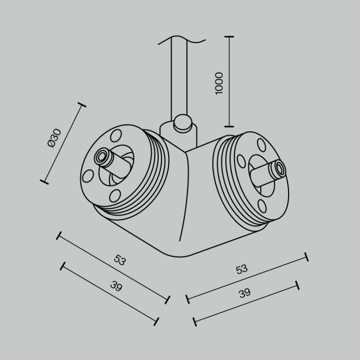Аксессуар Maytoni Technical CA014LC-P-B