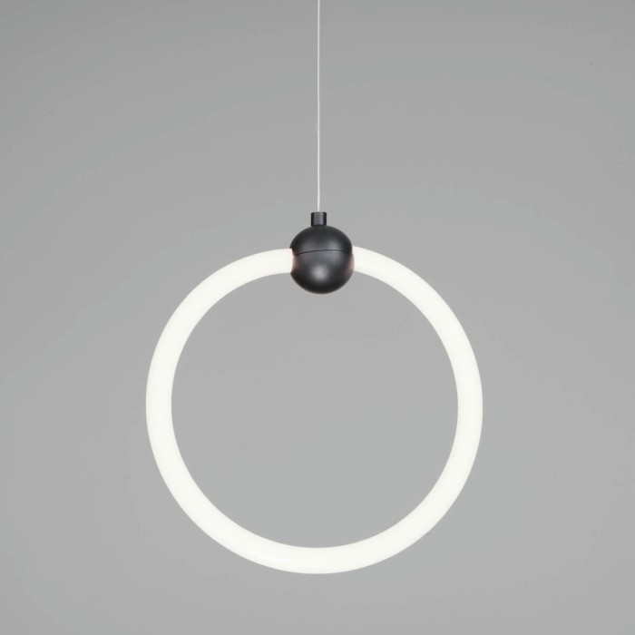 Подвесной светодиодный светильник Eurosvet Rim 90166/1 черный