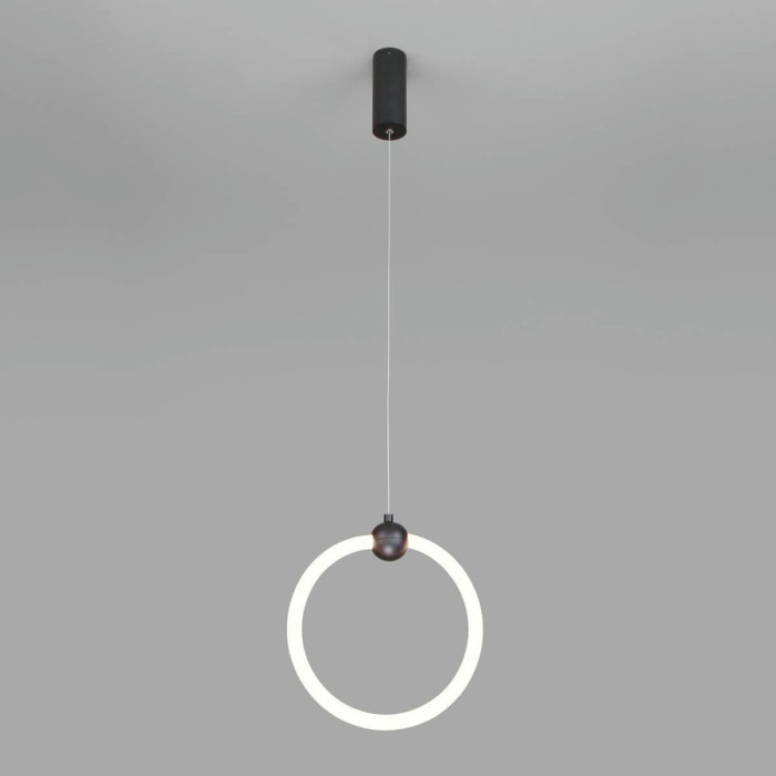 Подвесной светодиодный светильник Eurosvet Rim 90166/1 черный