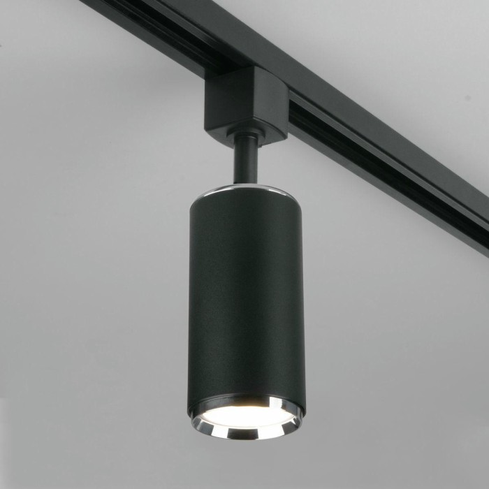 Трековый светильник Elektrostandard Svit GU10 черный/хром MRL 1013 a048166