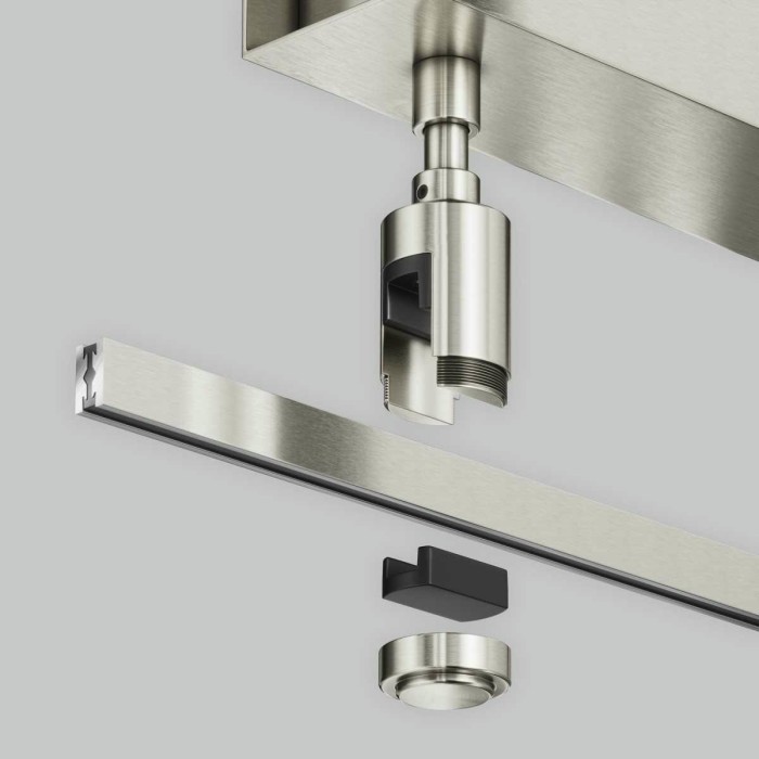 Основание потолочное Short для блока питания с вводом питания Maytoni Technical TRA156C-BB1-PT