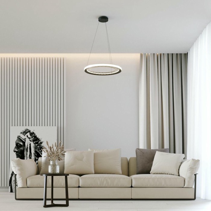 Подвесной светодиодный светильник Eurosvet Parafe 40024/1 LED серый