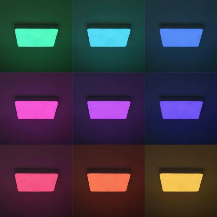 Потолочный светодиодный светильник с пультом ДУ Citilux Купер RGB Белый CL724K95G0