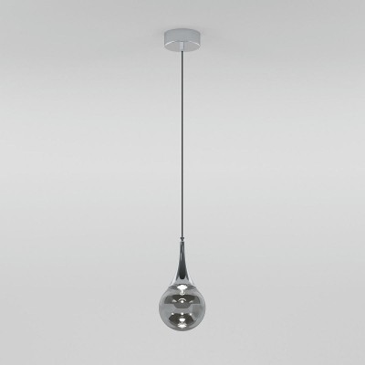 Подвесной светодиодный светильник Eurosvet Adour 50256/1 LED дымчатый