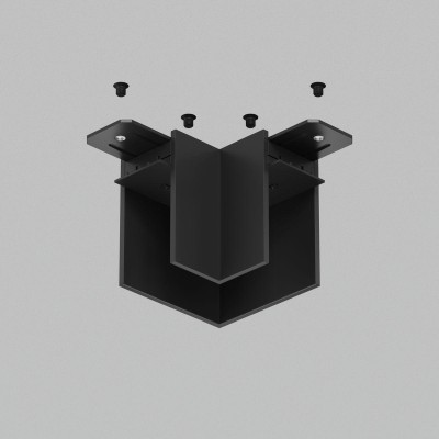 Угловой соединитель для шинопровода Denkirs Smart Base TR2102-BK