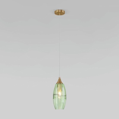 Подвесной светильник Eurosvet Lotus 50222/1 зеленый