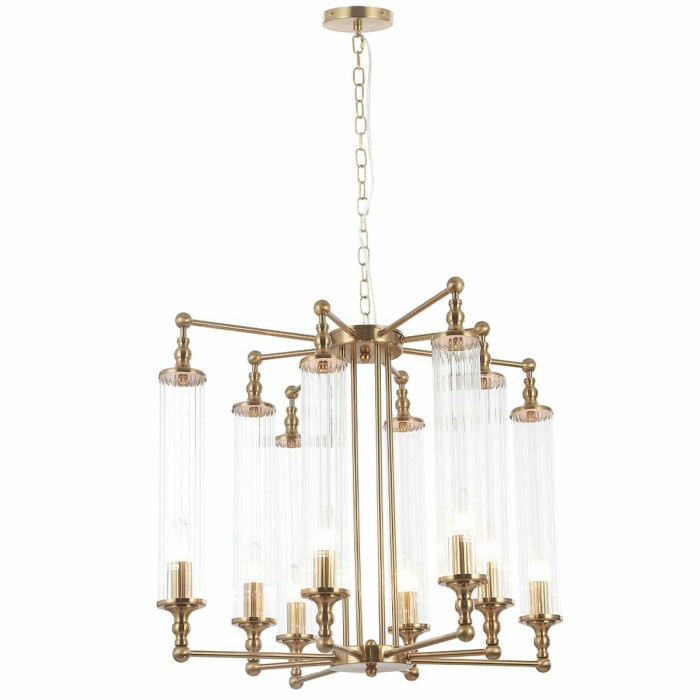 Подвесная люстра Crystal Lux Tomas SP8 D650 Brass